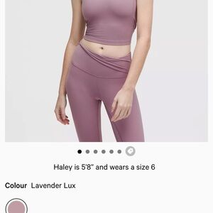 Lululemon Align Crop Top - Liliac